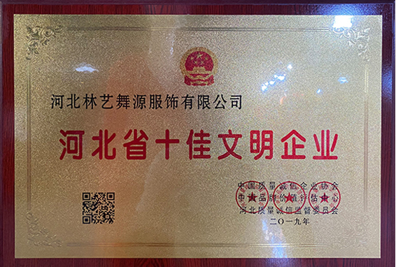 河北省十佳文明企业