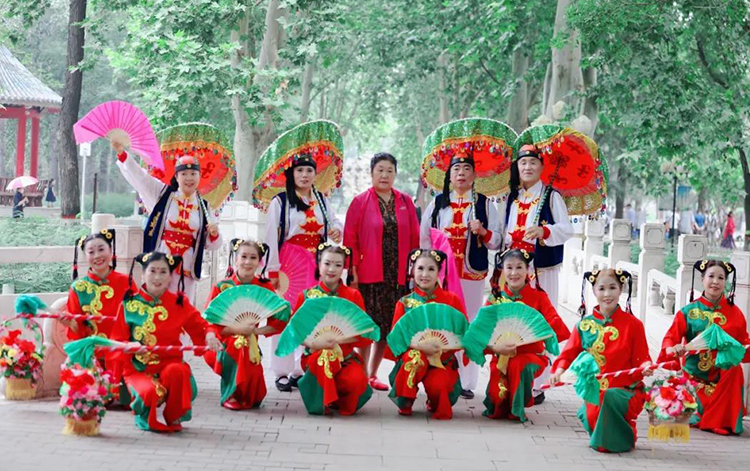 林艺舞源非遗拉花艺术团荣获长安区庆祝建党100周年广场舞决赛头名